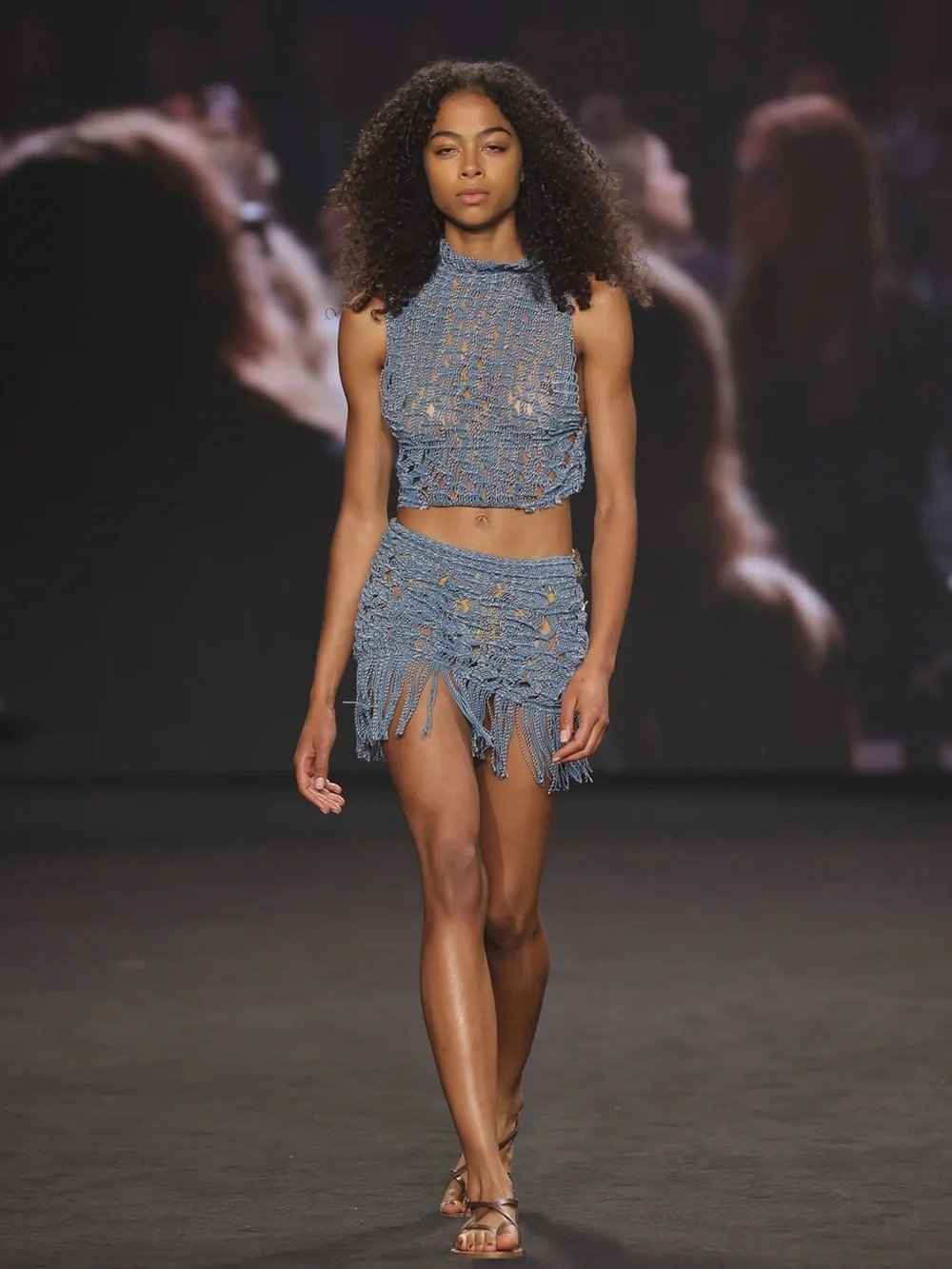 Boteh Set - Solera Macrame Mini Skirt & Tank - BNWT - RRP $900